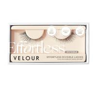 Velour Effortless Invisible Lashes, Lash Extension Look, Natural Looking False Eyelashes, Reusable Fake Lashes, Fluffy & Lightweight No Trim Eyelashes, Vegan, Glue not included (Stripped)