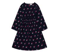 Velour heart dress Midnight blue 3 years
