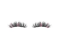 Velour Lashes Effortless No Trim Natural European And American Stage Wind 25mm Color Bright Powder Mink Eyelashes Simulation Thick Natural Warped False Eyelashes Can Be Reused False Eyelash Applicator