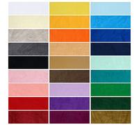 Velour Polar Fleece Anti Pill Fabric, 29 Fashion Colours, Medium Weight, Great Drape & Handle. Natural Stretch Pile for Garments, Home Décor & Crafts. [Indigo Navy #63, 1 Meter]