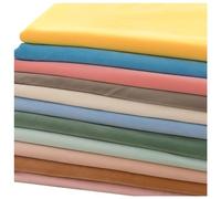 Velour Polar Fleece Anti Pill Fabric Velvet Matte Upholstery Velvet Drapery Fabric in 38 Colors, Great Drape is Perfect for Blinds, Theatrical Costumes, Crafts, Cushion Covers, 50x160cm (Color : Oran