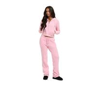 Velour Track Pant with Diamante Branding