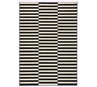 Velours Panel Design Black & Cream - 120X170 cm