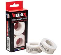Velox F222K00 Jante Cotton Tape 22mm Cotton Rim Tape - White, 22mm x 2m