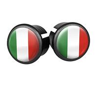Velox Pictured Bar End Plugs, Italy, One Size