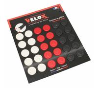 Velox road handlebar plugs red (x10) - white (x10) - black (x10) (30 card)