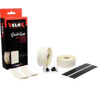 Velox Classic Handlebar Tape Cycling Road Handle Wrap-Tapes Leather Look White