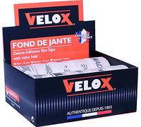 Velox Unisex Deluxe Cotton Rim Tape, White, 19mm Box of 10 UK