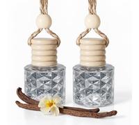 Veloz Car Air Freshener For Women And Men 2 Pack Hanging Cute Car Accessories For Women Interior- Vanilla Cream Fragrance Car Diffuser, 45+ Days Long Lasting Fragrance Car Fresheners