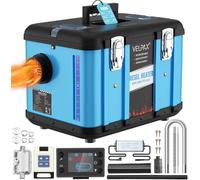VELPAX 12V/24V/220V 8KW Diesel Air Heater, Toolbox Diesel Air Heater with 5L Fuel Tank, Portable All-in-one Truck Heater, Remote Control for Car Truck Boat Bus cars trucks RV campers
