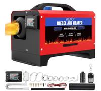 VELPAX 12V 8KW Diesel Air Heater, All in One Truck Heater, Portable Diesel Heater with Remote Control LCD Monitor and Silencer for Car Trucks Bus RV and Trailer