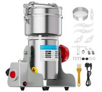 VELPAX 800g Electric Grain Grinder,Spice Grain Mill,Stainless Steel 25000RPM 20S High-Speed Superfine Grinding with Overload Protector,5min Timer Mill,Clip Rotary Switch for Coffee,Nut,Coffee,Rice