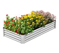 VELPAX Raised Garden Bed, Planter Raised Beds Boxes Outdoor, 180×90×30cm Large Metal Raised Garden Beds for Growing Outdoor Plants, Vegetables, Flowers and Herbs