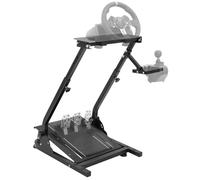 VELPAX Steering Wheel Stand, Height Adjustable Racing Wheel Stand, Wheel Stand Compatible with Logitech G25 G27 G29 G920, GT Racing Simulator Wheel Stand, Wheel Support and Pedal not Included