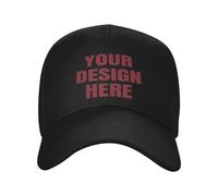 velquessa Custom Cap for Men Women Personalised Baseball Cap Design Your Own Logo,Text,Photo Trucker Hat Adjustable Mesh Cap for Golf,Sports,Running,Outdoor,Gym & Casual Wear Unisex Cap