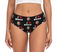 velquessa personalised knickers Custom panties with face Photo Name Personalised underwear for women customized Knickers ladies pants Bikini valentines gifts for girlfriend funny birthday