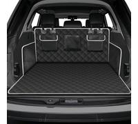 Velquioxyn Car Boot Liner Protector for Mercedes Benz E Class 2019-2024, Nonslip Waterproof Pet Dog Back Seat Cover with Side Protection and Bumper Protection(Bla-ck)