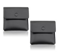 VELSIN 2 Pcs Portable Pocket Ashtrays - Portable Cigarette Ash Pouch, Compact Fireproof Pocket Ashtrays, Smell Proof Ashtray Bag Cigarette Ash Holder Case for Smoker Outdoor Travel