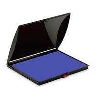 Veltec Premium Quality Felt Rubber Stamp Ink Pad, Large 5" x 7", Durable Lightweight (Blue)