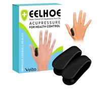 VELTO ENTERPRISES Sugar Control Acupressure Clip | Natural Blood Sugar Support & Migraine Relief | Non-Invasive Acupressure Therapy for Stress, Pain & Energy Balance | Drug-Free Wellness Tool