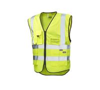 VELTUFF Reflex Deluxe Hi-Vis Vest - High Visibility Reflective Workwear for Men & Women, High Vis PPE Safety Wear, Hi vis Vest for Security Work & Construction - Certified EN ISO 20471