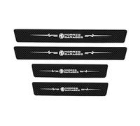 VELUNE 4PCS Car Door Sill Protector, for MG 5 2021-2023 Carbon Fiber Scuff Guard Threshold Cover Pedal decorative accessories