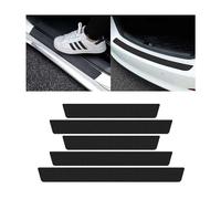 VELUNE 5PCS Car Door Sill Protector, for Lexus UX 250h Hybrid 2019-2022 Carbon Fiber Scuff Guard Threshold Cover Pedal decorative accessories