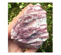 VELUNE Home Collections Natural Crystal Rough Pink Tourmaline Red Tourmaline Watermelon Rough Stones SpecimenCrystals (Size : 130-160g)