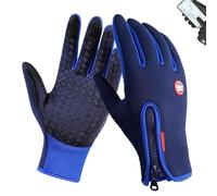 Velura Winter Gloves, Thermal Touch Screen Windproof Gloves, All-Day Warmth, Windproof Waterproof (Dark Blue,XXL)