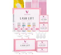 VELUVIA Lash Lift Kit, Professional Eyelash Perming & Curling Kit for Home or Salon Use, Semi-Permanent Lash Lifting Set with Pads, Tools & Accessories