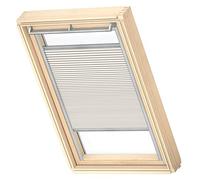 VELUX Blackout Energy Pleated Roof Blind, Grey Frame, MK06, Light Grey