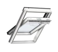 Velux Centre Pivot Roof Window - White Painted - 550 x 1178 - GGL CK06 2070
