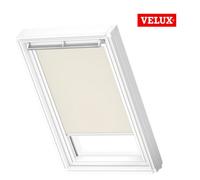 VELUX Roof Window Blackout Blind, White Guide Rail, CK02, Light Beige | Standard 100 by OEKO-TEX® certified. Smooth Adjust