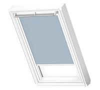 VELUX Original Roof Window Blackout Blind for F06, Light Blue, with White Guide Rail
