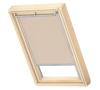 VELUX Original Roof Window Blackout Blind for MK08, Sand, with Grey Guide Rail