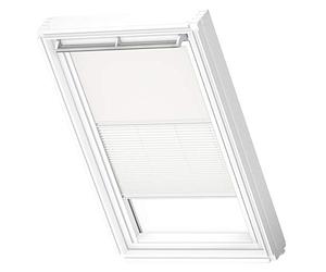 VELUX Original Roof Window Duo Blackout Blind for CK06, White, with White Guide Rail