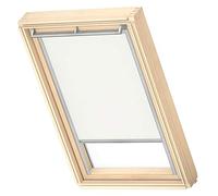 VELUX Original Roof Window Translucent Roller Blind for CK02, White, with Grey Guide Rail