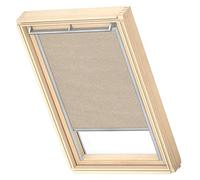 VELUX Original Roof Window Translucent Roller Blind for M08 / M38, Natural, with Grey Guide Rail