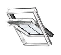 Velux Pivothung White Timber Centre Pivot Roof Window, (H)980mm (W)550mm