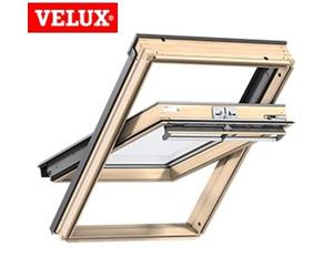 VELUX PK06 Pine Centre Pivot Roof Window Wooden Attic Loft Skylight 94cm x 118cm