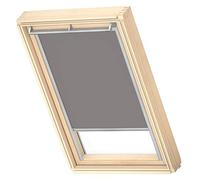 VELUX Roof Window Blackout Blind, Grey Guide Rail, CK02, Grey