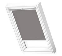 VELUX Roof Window Blackout Blind, White Guide Rail, CK06, Grey