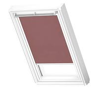 VELUX Translucent Roof Blind (RFL), White Guide Rail, FK06, Soft Rose