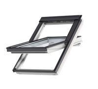 VELUX Roof Window GGU 0070, White Polyurethane, with selected Flashing Kit