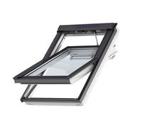 Velux White Timber Centre Pivot Roof Window, (H)980mm (W)550mm
