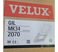 VELUX window 78 x 92 cm GIL MK34 2070 White Fixed Element Double Glazed Top