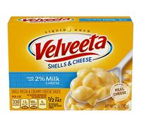 Velveeta Shells and Cheese with 2 Percent Milk, 12-Ounces (Pack of 6)