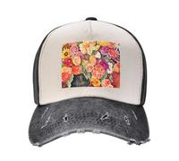 Velverty Flowers Baseball Cap Foam Party Hat Kids Hat Tea Hat Golf Women Men's