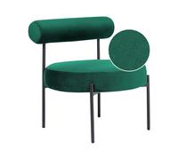 Beliani Armchair ALPHA Velvet Emerald Green, Green