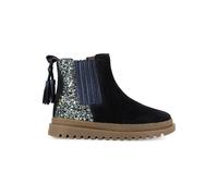 Velvet Ankle Boots Girl Shoo Pom Wonder Boots Bleu 34
